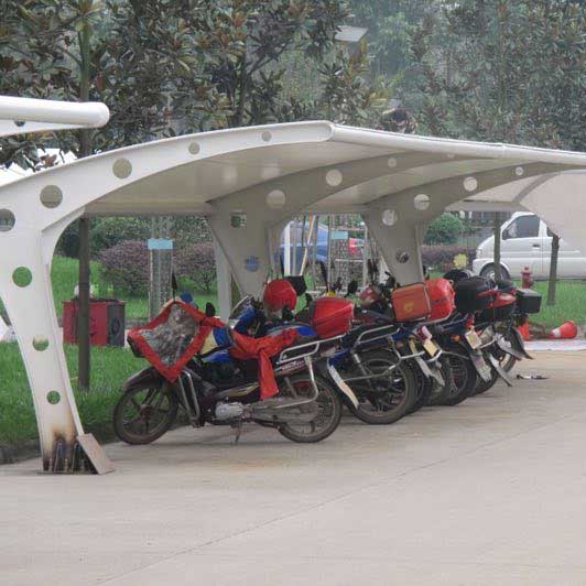 四川膜結(jié)構(gòu)車棚工程案例