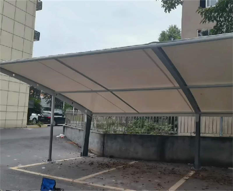 仁壽鐘祥鎮(zhèn)車(chē)棚膜結(jié)構(gòu)案例展示